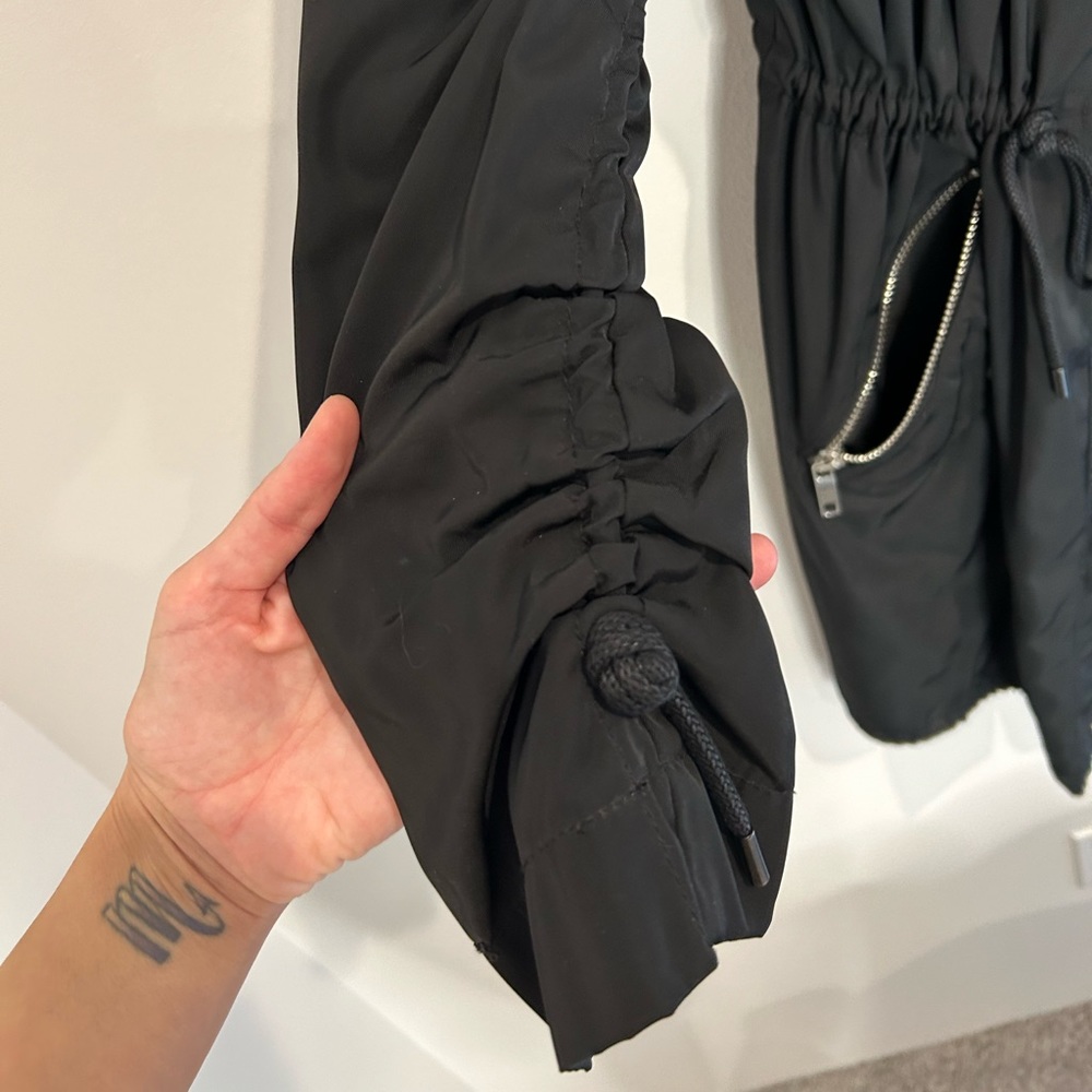 Zara Long Black Jacket - Picture 5 of 5